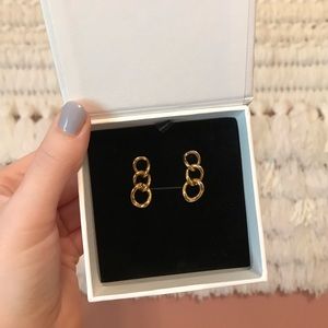 Mejuri link earrings